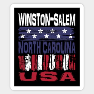 Winston-Salem North Carolina USA T-Shirt Sticker